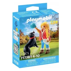 PLAYMOBIL MY LIFE 71738 DZIEWCZYNA Z PSEM PASTERSKIM zestaw dla dzieci 4+