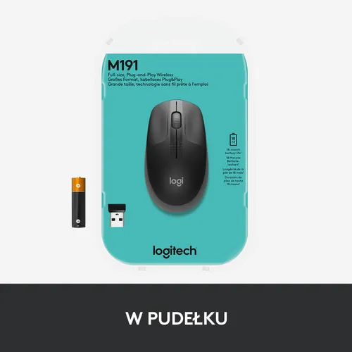 Myszka Logitech M190 Czarno-szary