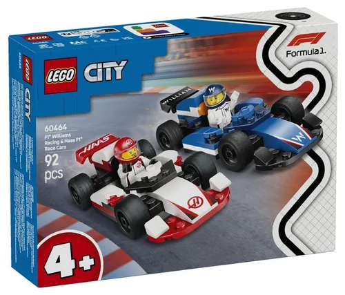 LEGO City 60464 F1 Bolidy Williams Racing i Haas F1