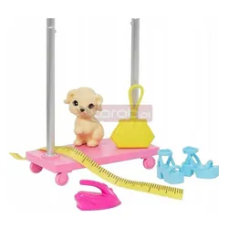 LALKA BARBIE BROOKLYN STYLISTKA zestaw z pieskiem HNK96