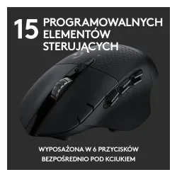 Myszka gamingowa Logitech G604 Lightspeed Czarny