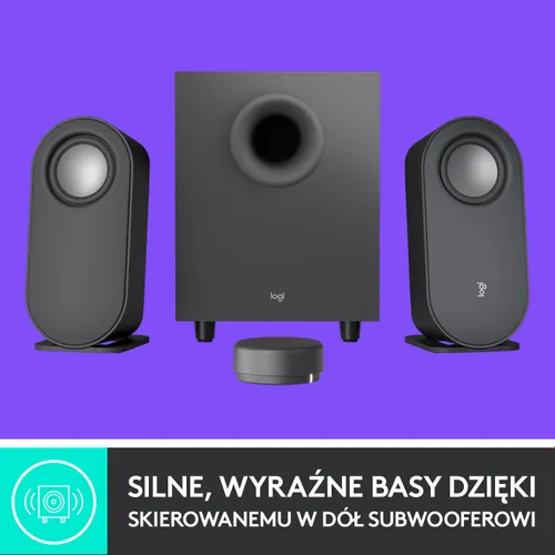 Logitech Głośniki bezprzewodowe Z407 2.1 Subwoofer 980-001348