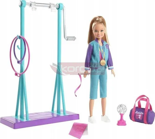 LALKA BARBIE STACIE GIMNASTYCZKA zestaw do zabawy dla dzieci +3 lata GBK59