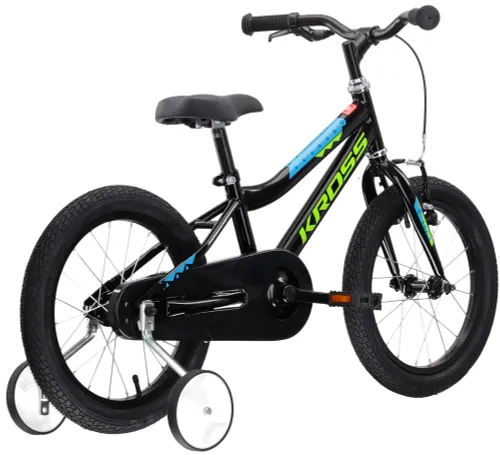 Rower dziecięcy KROSS Racer 3.0 16 cali dla chłopca Czarny