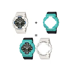 Casio Zegarek SET GA-100B-7AER + BEZEL 10410475 + PASEK 10347688