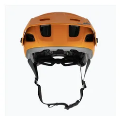 Kask rowerowy MET Terranova orange/ titanium metalic matt