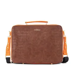 Geantă pentru Laptop Nobo NBAG-N3050-CM17 maro cu portocaliu