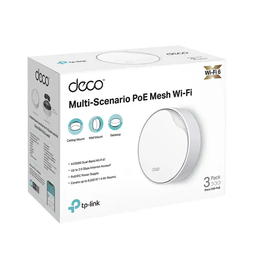 Router TP-LINK Deco X50-PoE AX3000 1szt. Biały