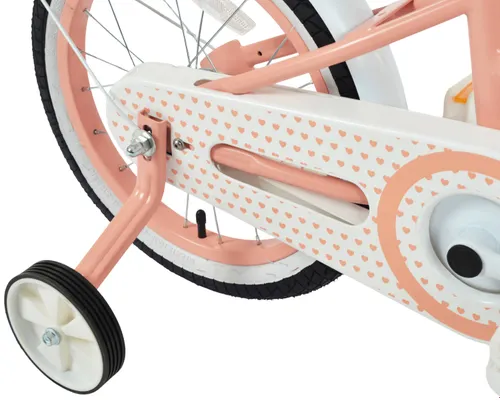 Rower dziecięcy INDIANA Pretty 16 cali dla dziewczynki Brzoskwiniowy