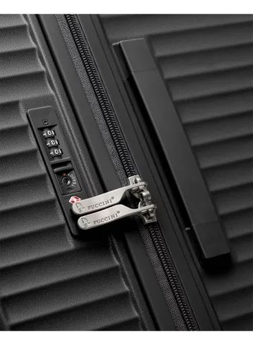 Walizka duża Puccini Monte Carlo - czarny