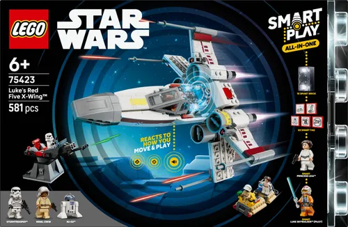 LEGO 75423 Star Wars SMART Play X-Wing Czerwona Piątka Luke