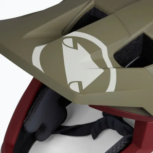 Kask rowerowy Endura Singletrack Full Face MIPS tweed green