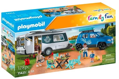 Набор фигурок Playmobil Family Fun 71423 Грузовик с караваном