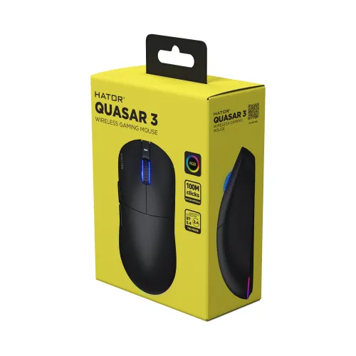 Myszka gamingowa Hator Quasar 3 Wireless Czarny