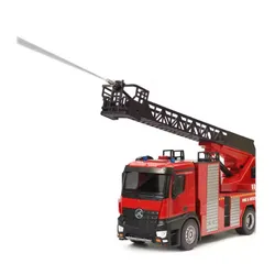Zdalnie sterowany samochód COIL ciężarówka straż pożarna na pilota LED AKU