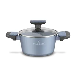 Garnek na indukcję non stick z pokrywką Starke Pro Double 1,45 l