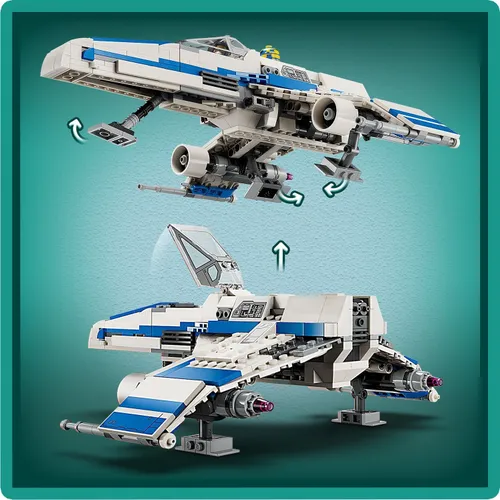 LEGO Star Wars E-Wing Nowej Republiki kontra Myśliwiec Shin Hati (75364)