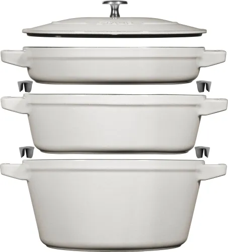 Zestaw garnków Staub 40508-388-0 Indukcja Żeliwo 4 elementy
