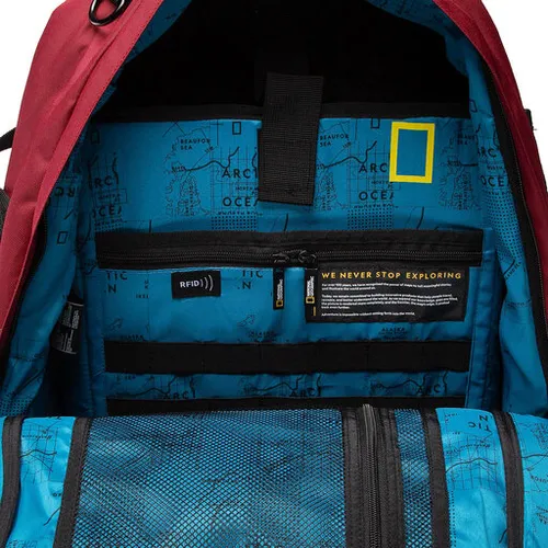 National Geographic 3 Moduri Rucsac M N20907. 35 roșu 35