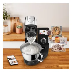 Robot planetarny Tefal I Coach Touch QB951837 1200W Waga Misa z pokrywą 5,5L