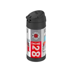 FUNtainer termos dziecięcy ze słomką 355 ml Thermos - firetruck