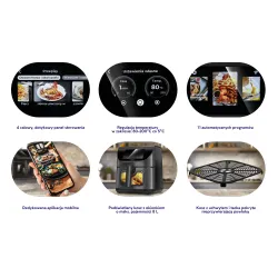 Air fryer MPM MFR-14M/WIFI 1700W 8l Aplikacja mobilna