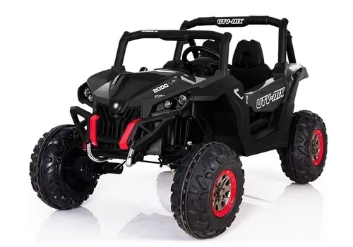 Auto Na Akumulator Dla 2 Dzieci Jeep Xmx603 Buggy 4X4 Pilot Skóra Eva LED MP3