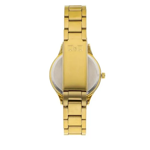 Q &amp; Q Saatler S279-001 Gold / Gold