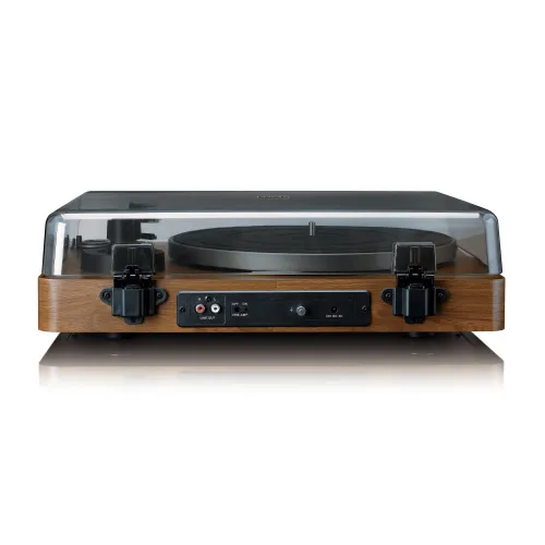 Gramofon Lenco LBTA-165WD Automatyczny Napęd paskowy, Przedwzmacniacz Bluetooth Drewno