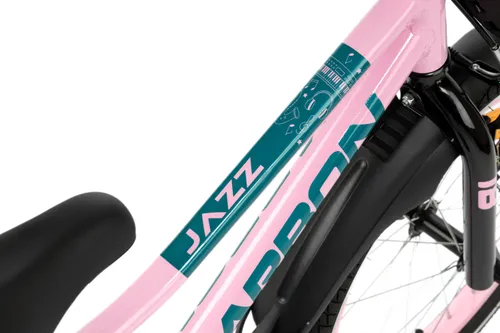 Rower dziecięcy KARBON Jazz 18 cali dla dziewczynki Różowy