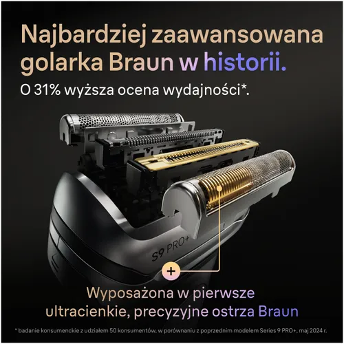 Golarka BRAUN Seria 9 9675CC PRO+ Na mokro i sucho