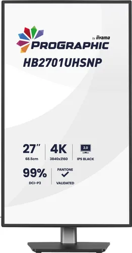 iiyama ProGraphic HB2701UHSNP-B1 - IPS | 4K | USB-C PW96W | 27''