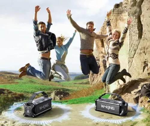 Głośnik mobilny W-KING D8 Czarny