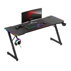 Biurko gamingowe HUZARO Hero 4.8 RGB Czarny