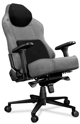 Fotel YUMISU 2054 Magnetic Jasnoszaro-czarny