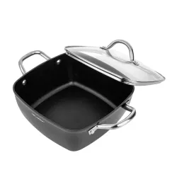 Garnek aluminiowy z pokrywką FLORINA NELIO 4 l