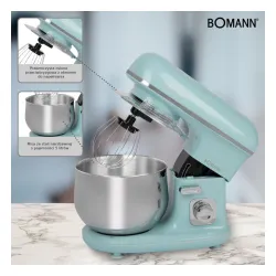Robot planetarny Bomann KM 6030 CB 1100W Miętowy