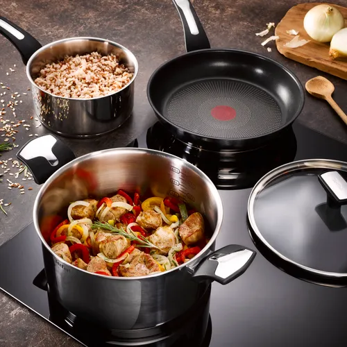 Zestaw garnków TEFAL Emotion E300SB74 (11 elementów)
