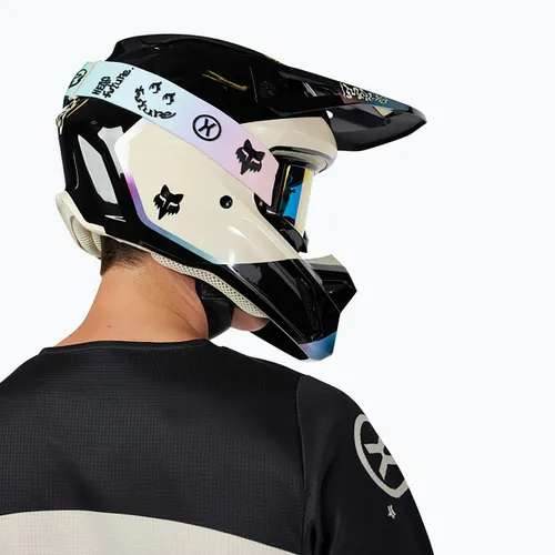 Gogle rowerowe Fox Racing Main Hello Future light blue/mirror
