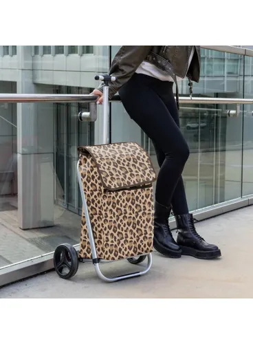 Wózek na zakupy Reisenthel Shopping Trolley - leo macchiato