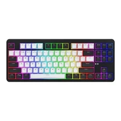 Klawiatura gamingowa Hator Rockfall 3 HATOR Aurum Orange Linear bezprzewodowa mechaniczna podświetlana czarna