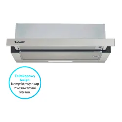 Okap Candy CBT6130/3X Inox