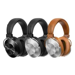 Słuchawki bezprzewodowe Pioneer SE-MS7BT-S Nauszne Bluetooth 3.0 Srebrny