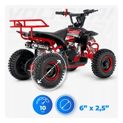 Quad dla dzieci spalinowy 49cc duże koła 6" hamulce mini tarczowe VOLTOURI
