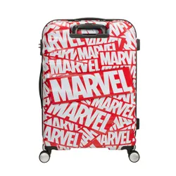 Walizka średnia American Tourister Wavebreaker Marvel - Marvel logo