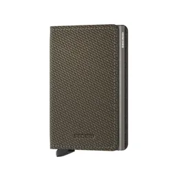 Küçük RFID Cüzdan Gizli Slimwallet Karbon-Karbon Haki