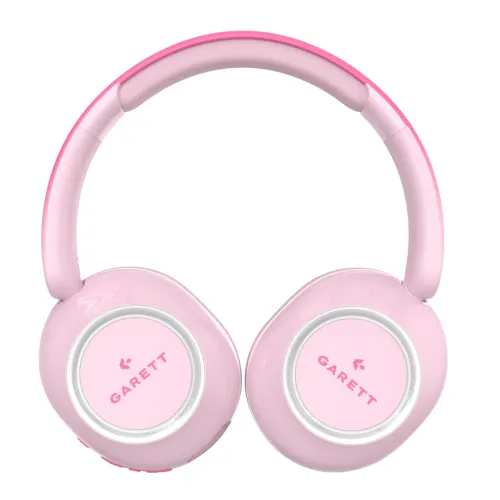 Słuchawki bezprzewodowe Garett Astro Wave ANC Nauszne Dla dzieci Bluetooth Różowy