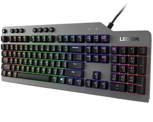Klawiatura membranowa Lenovo Legion K500 RGB Czarny