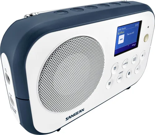 Radioodbiornik Sangean TRAVELLER 420 DPR-42BT Radio FM DAB+ Bluetooth Biało-niebieski