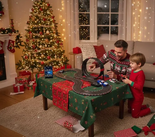 Tor wyścigowy samochodowy COIL zestaw mega tory skala 1:43 7.5m licencja AUDI